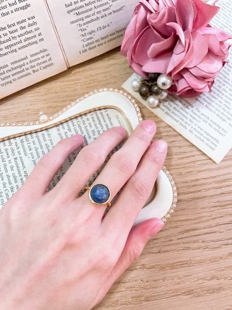 Kyanite Lollipop Ring - GF