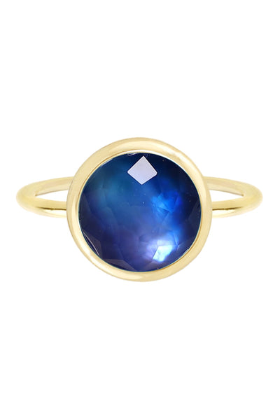 Labradorite Doublet Lollipop Ring - GF