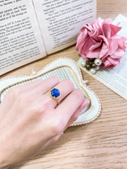 Lapis Hexagon Ring - GF