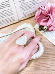 Mother Of Pearl Statement Ring - GF