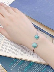 Amazonite Octagon Cuff Bracelet - SF