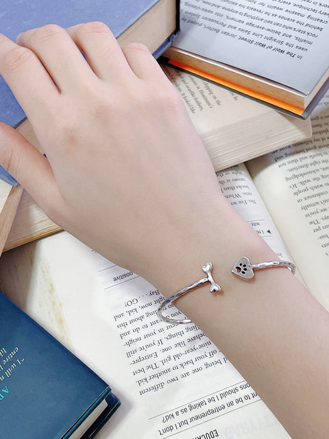Dog Lover Cuff Bracelet - SF