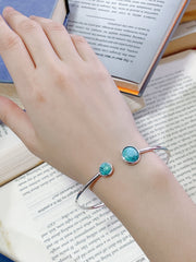Turquoise Orbit Cuff Bracelet - SF