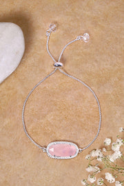 Rose Quartz Slider Bracelet - SF