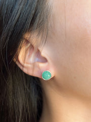 Amazonite Post Earrings - SF