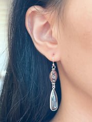 Hematite Drop Earrings - SF