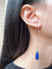 Sapphire Threader Drop Earrings - SF