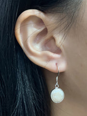 Mother Of Pearl Drop Earrings - SF