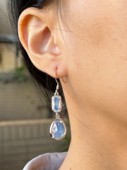 Moonstone Drop Earrings - SF
