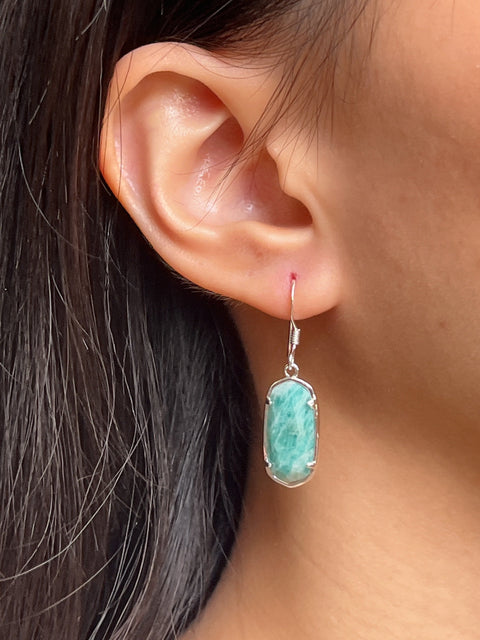 Amazonite Casey Drop Earrings - SF