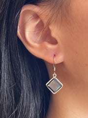 Hematite Rachel Drop Earrings - SF