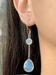 Moonstone Crystal Helen Earrings - SF
