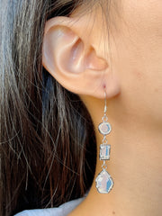 Moonstone Crystal Natalie Earrings - SF