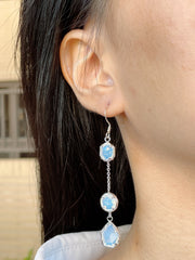 Moonstone Crystal Tricia Earrings - SF