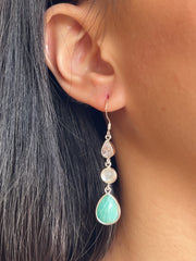 Amazonite Drop Earrings - SF