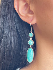 Amazonite Angelica Statement Earrings - SF