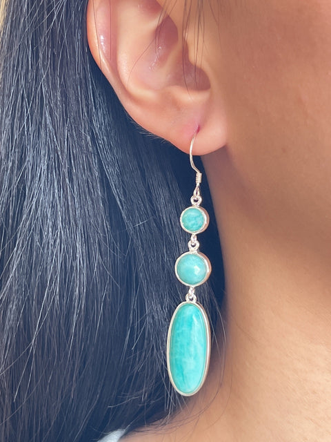 Amazonite Angelica Statement Earrings - SF