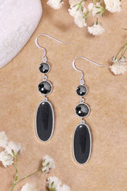 Hematite Angelica Statement Earrings - SF