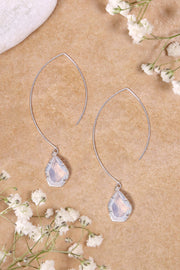 Moonstone Endless Hoop Earrings - SF