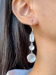 Mother Of Pearl Drop Earrings - SF