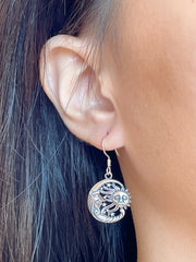 Sun & Moon Drop Earrings - SF