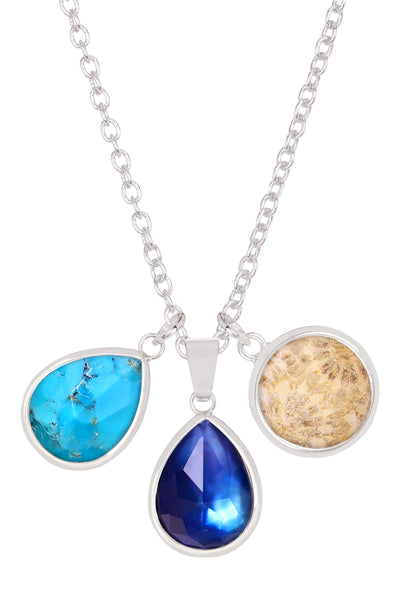 Mixed Gemstone Selena Necklace - SF