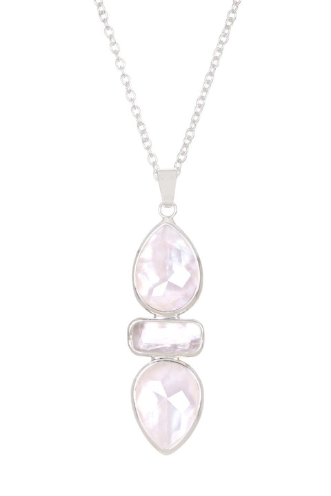 Mother Of Pearl Pendant Necklace - SF