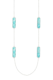 Amazonite 30" Station Long Necklace - SF