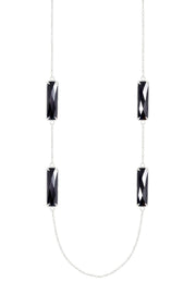 Hematite 24" Station Necklace - SF