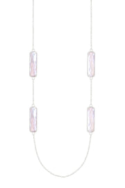 Mother Of Pearl 24" Station Necklace - SF