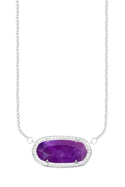 Amethyst Pendant Necklace - SF