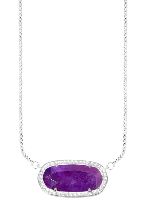 Amethyst Pendant Necklace - SF