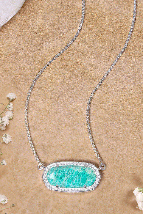 Amazonite Pendant Necklace - SF