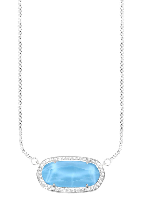 Turquoise Quartz Pendant Necklace - SF