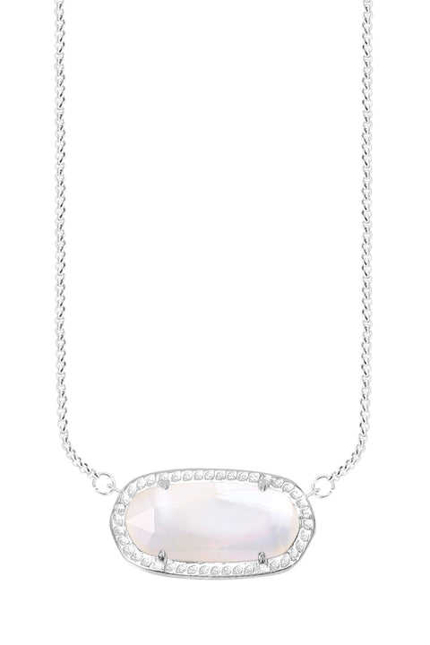 Mother Of Pearl Pendant Necklace - SF