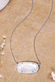 Mother Of Pearl Pendant Necklace - SF