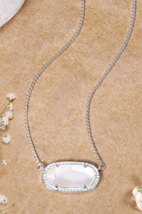 Mother Of Pearl Pendant Necklace - SF