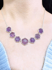 Amethyst Statement Necklace - SF