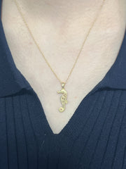 Sea Horse Pendant Necklace - GF
