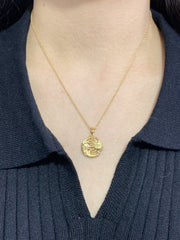 Sun & Moon Pendant Necklace - GF