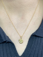 Sunflower Pendant Necklace - GF