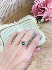 Hematite Hexagon Ring - SF