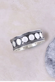 Sterling Silver Bali Band Ring - SS