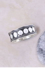Sterling Silver Bali Band Ring - SS