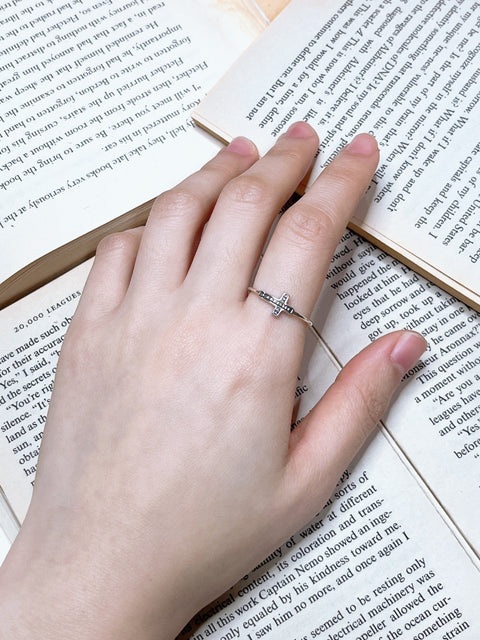 Sterling Silver Cross Ring - SS