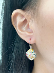 Mother Of Pearl Dragonfly Earrings - SF