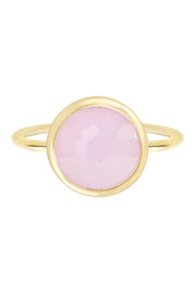 Rose Crystal Round Ring - GF