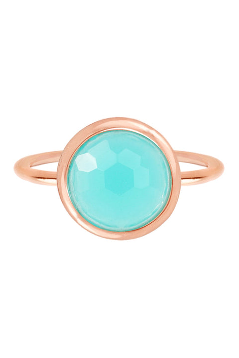 Amazonite Crystal Lollipop Ring - SF