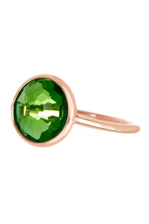 Emerald Crystal Lollipop Ring - SF