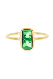 Emerald Crystal Mon Petit Amor Ring - GF